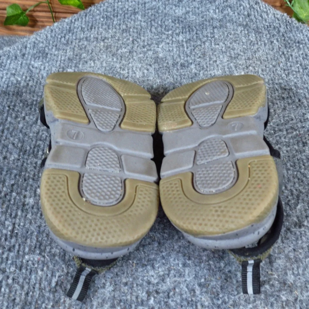 Steve Madden TBlast Toddler Boys Size‎ 7 Green Gray Sport Sandals Casual